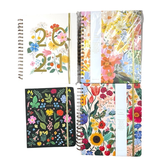 Rifle Paper Co. Other - Bundle of Rifle Paper Co. Colorful Floral Planner Collection